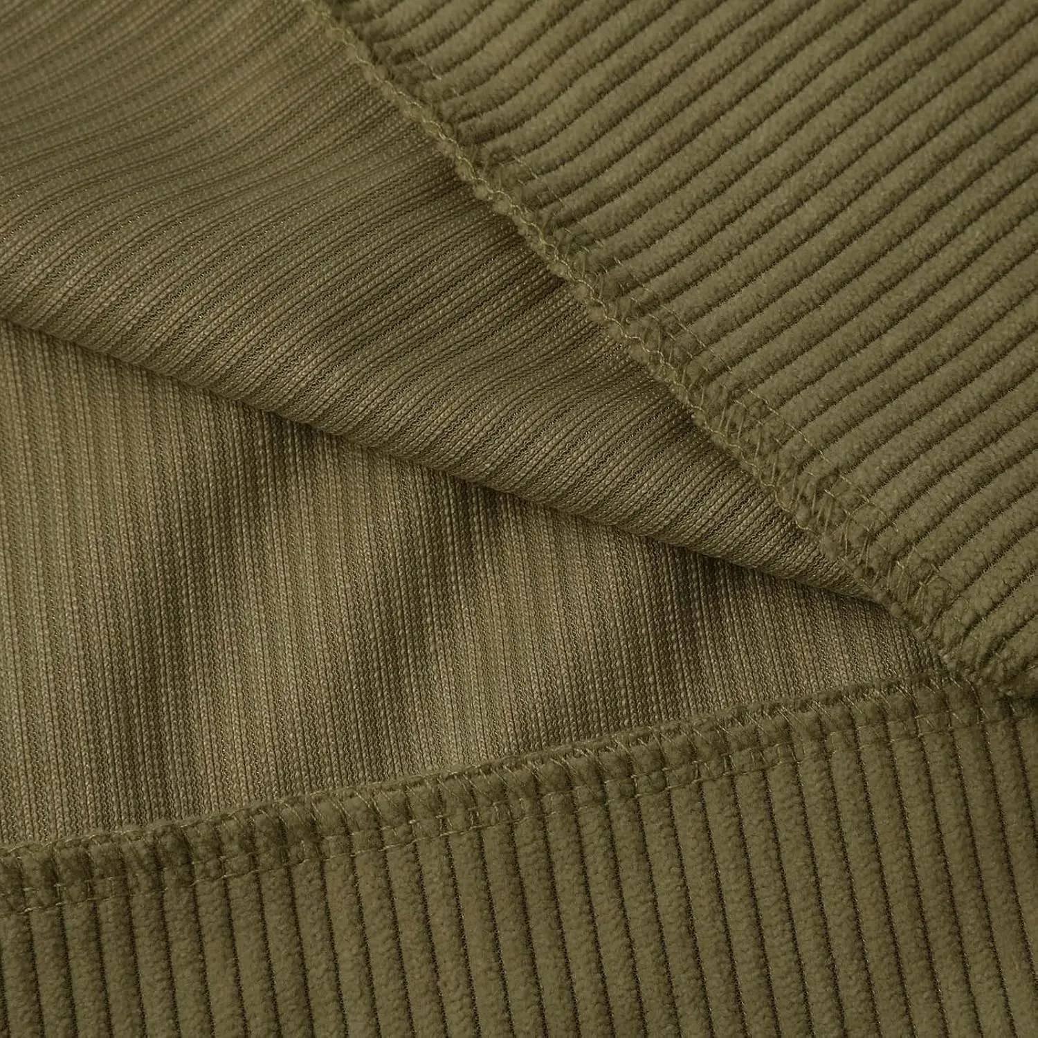 Mens Corduroy Shirts Casual Lapel Collar Button Up Pullover Mock Neck Long Sleeve Sweaters Casual Polo Sweatshirts
