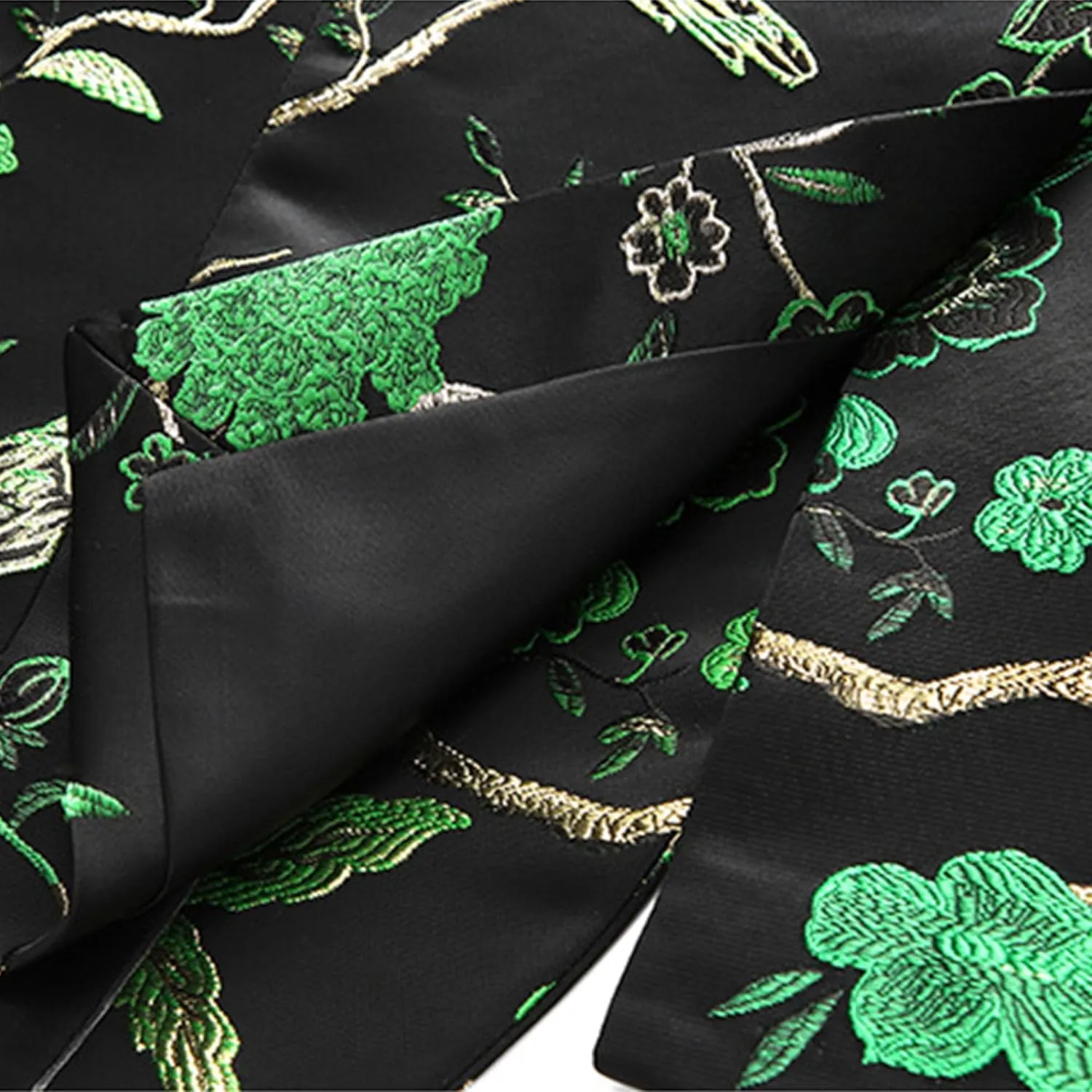 Men's Dress Party Floral Suit Jacket Floral Tuxedo Jackets Notched Lapel Slim Fit One Button Stylish Blazer