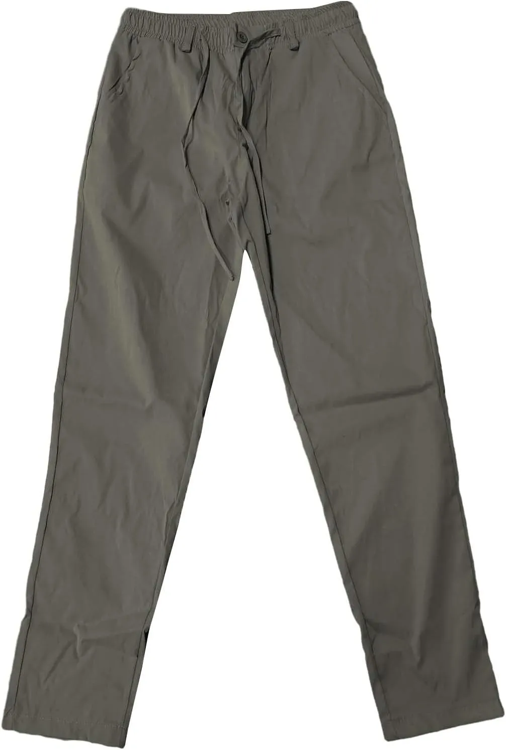 Mens Fashion Stretch Dress Pants Slim Fit Skinny Flat-Front Chino Pants Big and Tall Business Skinny Golf Trousers