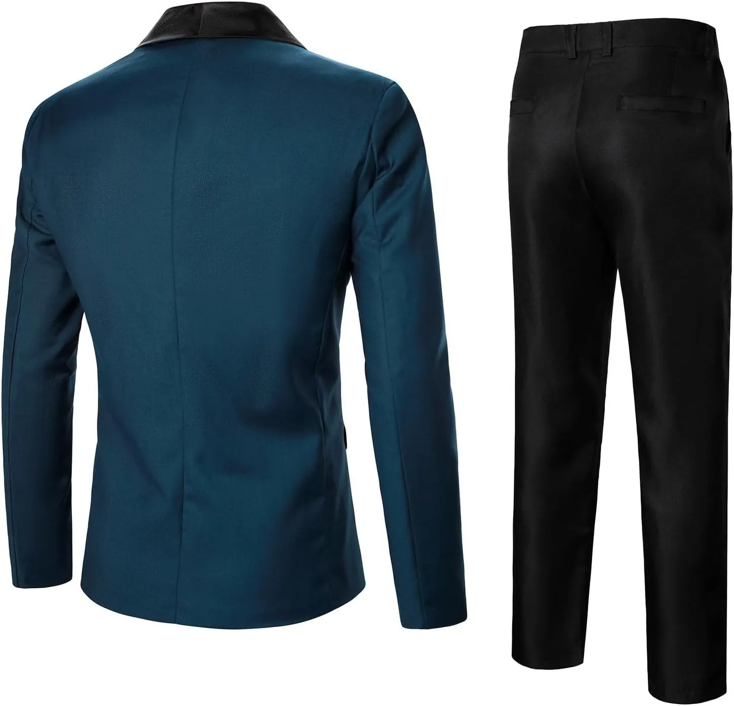 Mens Formal 2 Suit Jacket for Men Business Wedding Party Jacket Coat Pants Suit Coat Black Suit Jacket Mens Blazer