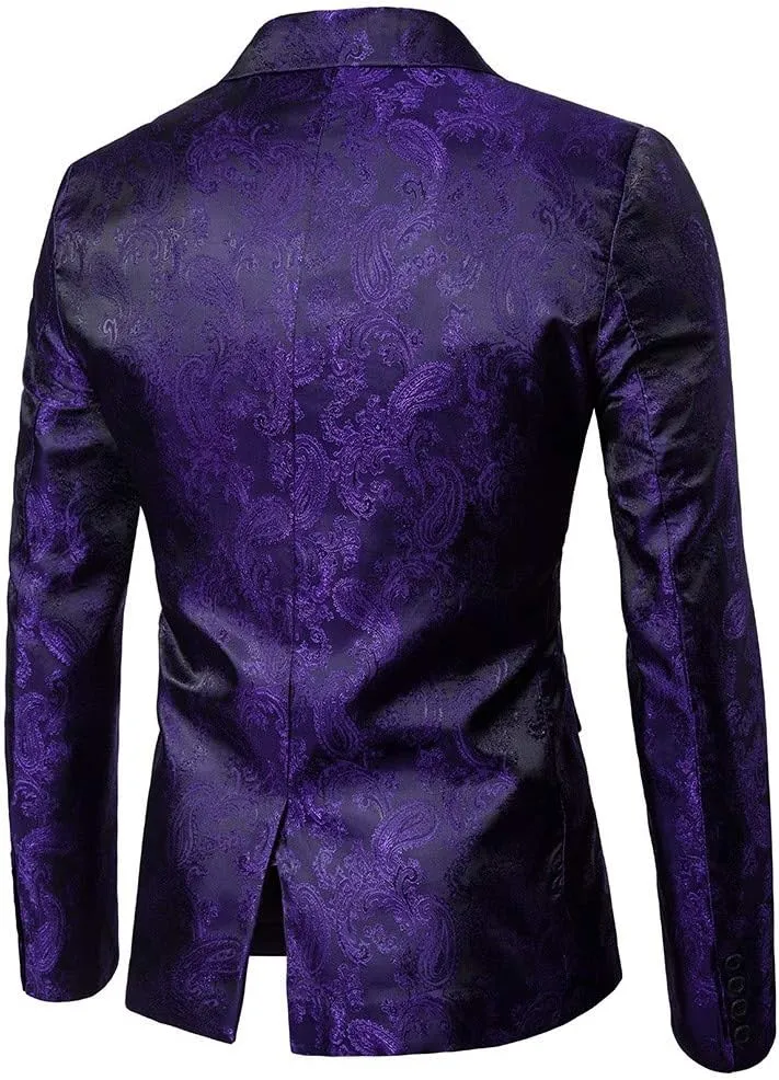Mens Formal 2 Suit Jacket for Men Business Wedding Party Jacket Coat Pants Suit Coat Black Suit Jacket Mens Blazer