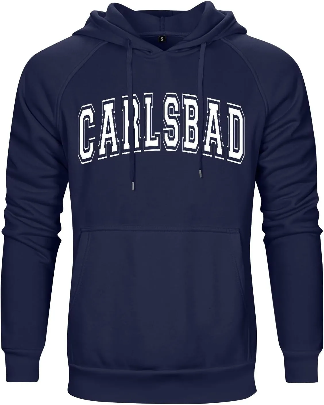 Men's Graphic Letter Print Drawstring Street Hoodies Oversized Vintage Long Sleeve Sweatshirts