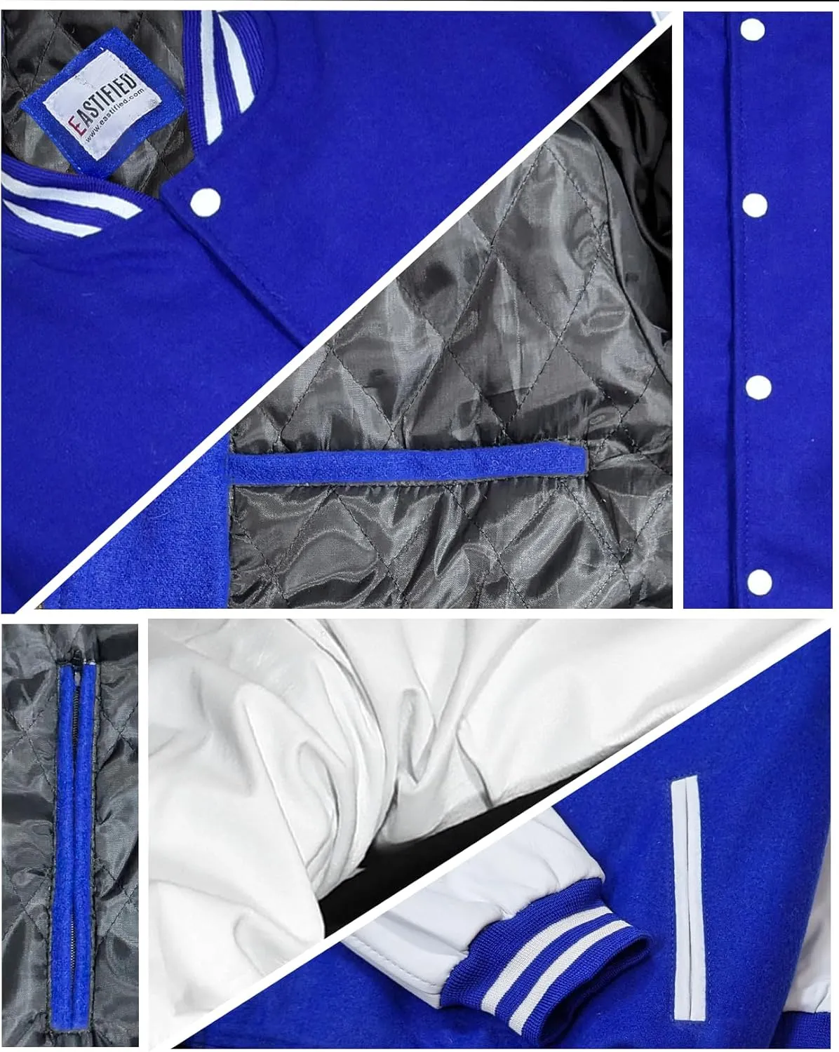 Mens Hotline Miami Varsity Letterman Fashion Wool Bomber Slim Fit Casual Warm Boys College Baseball Jacket