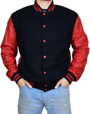 Mens Hotline Miami Varsity Letterman Fashion Wool Bomber Slim Fit Casual Warm Boys College Baseball Jacket