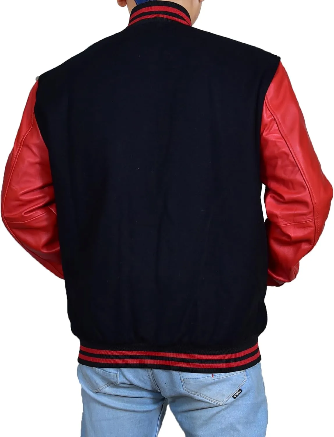Mens Hotline Miami Varsity Letterman Fashion Wool Bomber Slim Fit Casual Warm Boys College Baseball Jacket