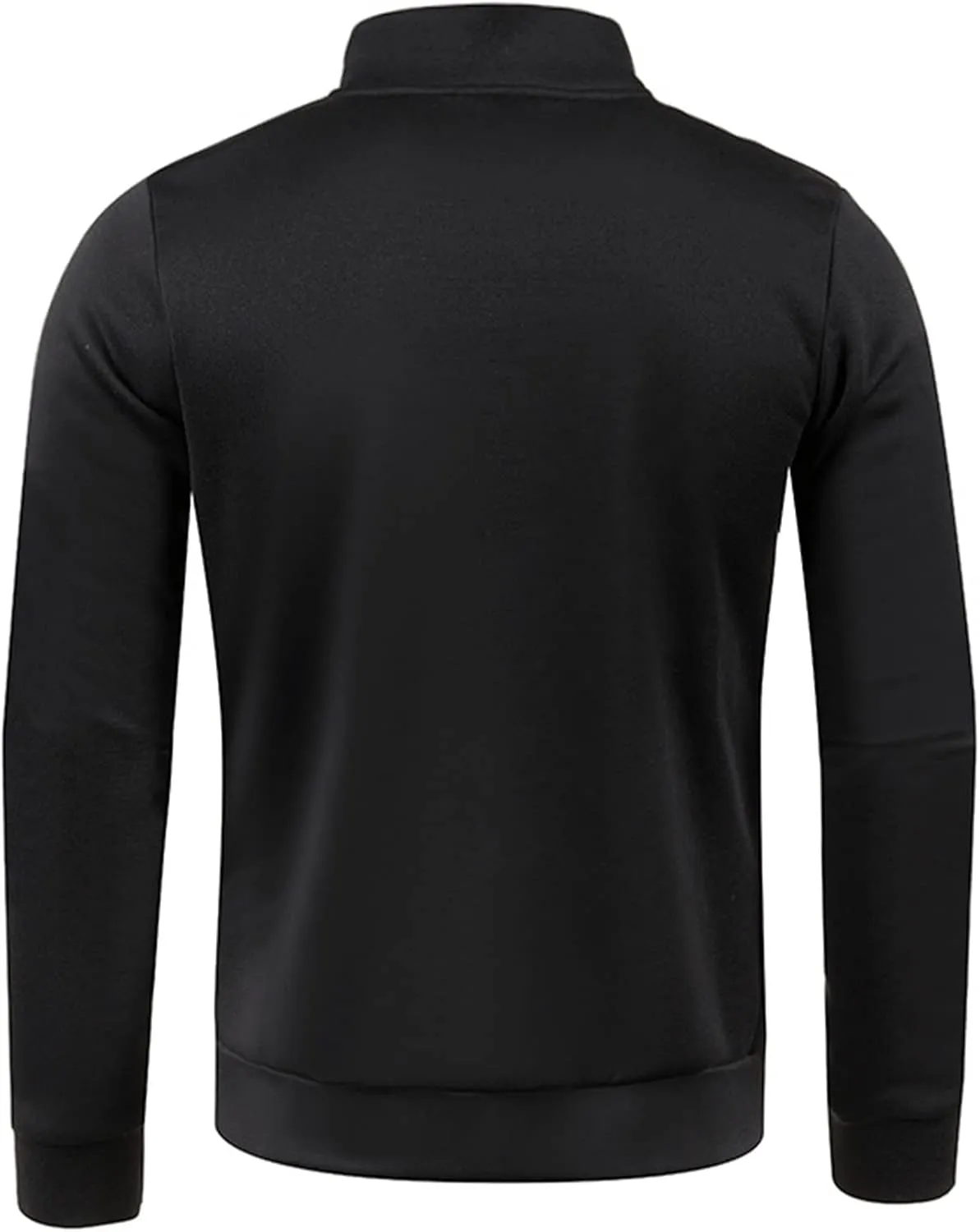 Mens Lightweight Sweater Full Zip Mock Neck Fleece Soft Sweatshirts Jogging Athletic Fall Winter Jackets with Pockets