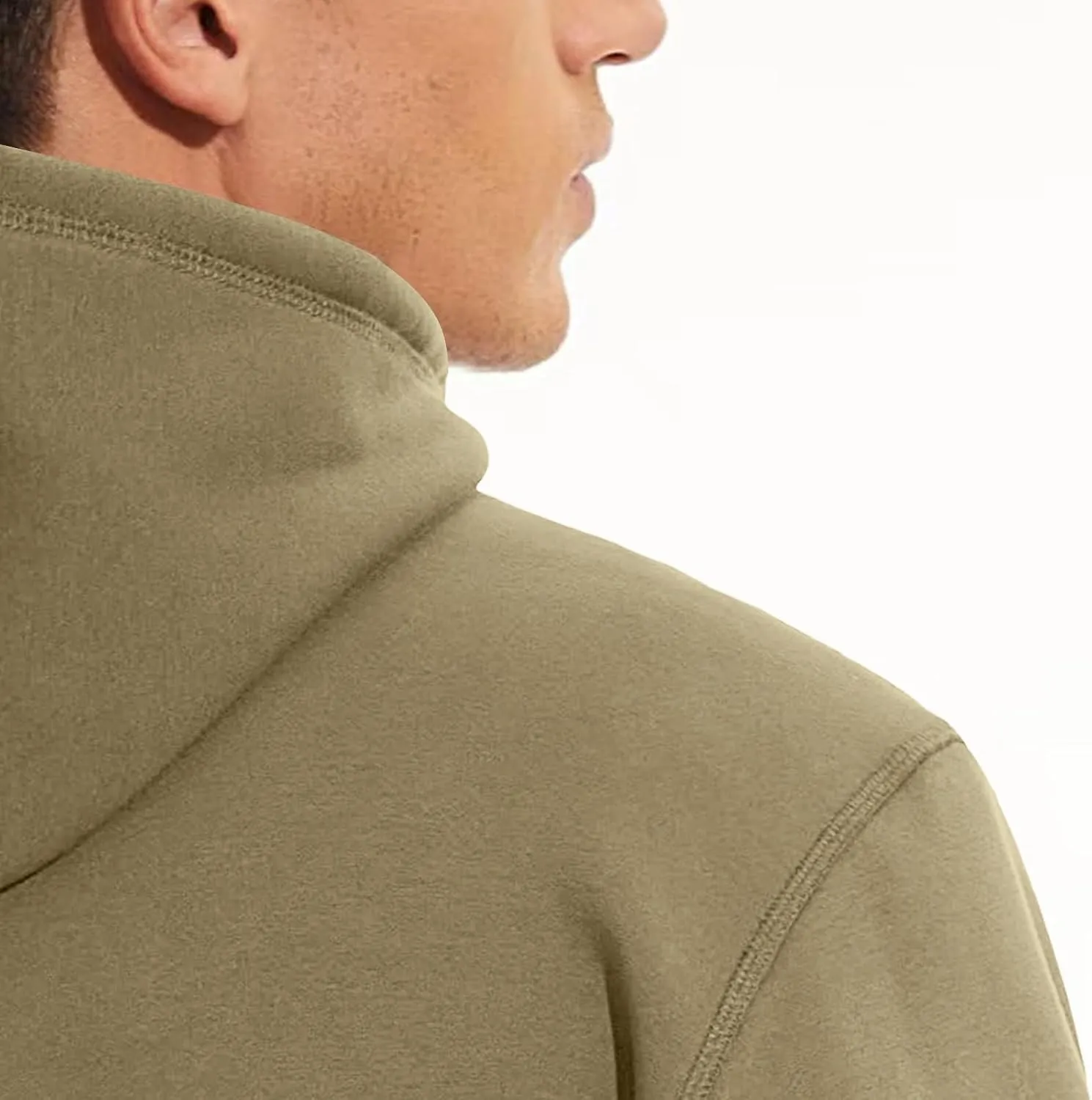 Men's Oversized Heavyweight Fleece Hoodie Winter Casual Hoodies Pullover Hooded Sweatshirts for Men with Pockets