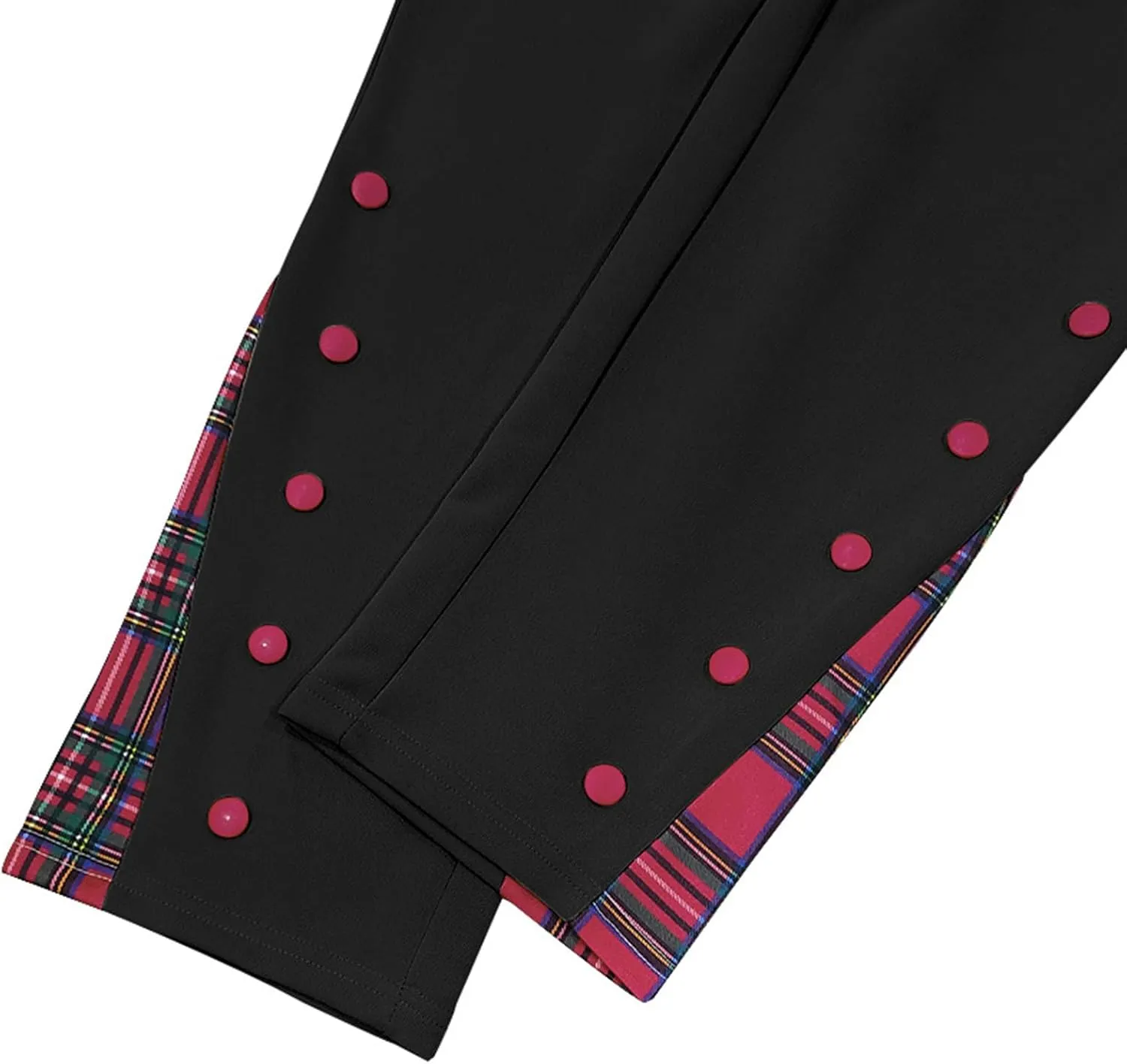 Mens Plaid Patchwork Pants Casual Drawstring Elastic Waist Trouser 2025 Fashion Loose Fit Athletic Pant with Pockets