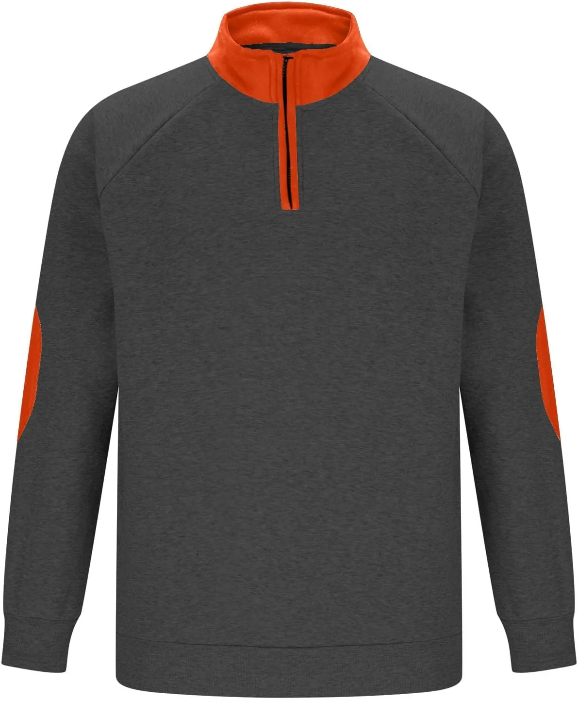 Mens Quarter Zip Pullover Casual Workout Long Sleeve Mock Neck Sweatshirts Athletic Half Zip Travel Cotton Sweatshirt