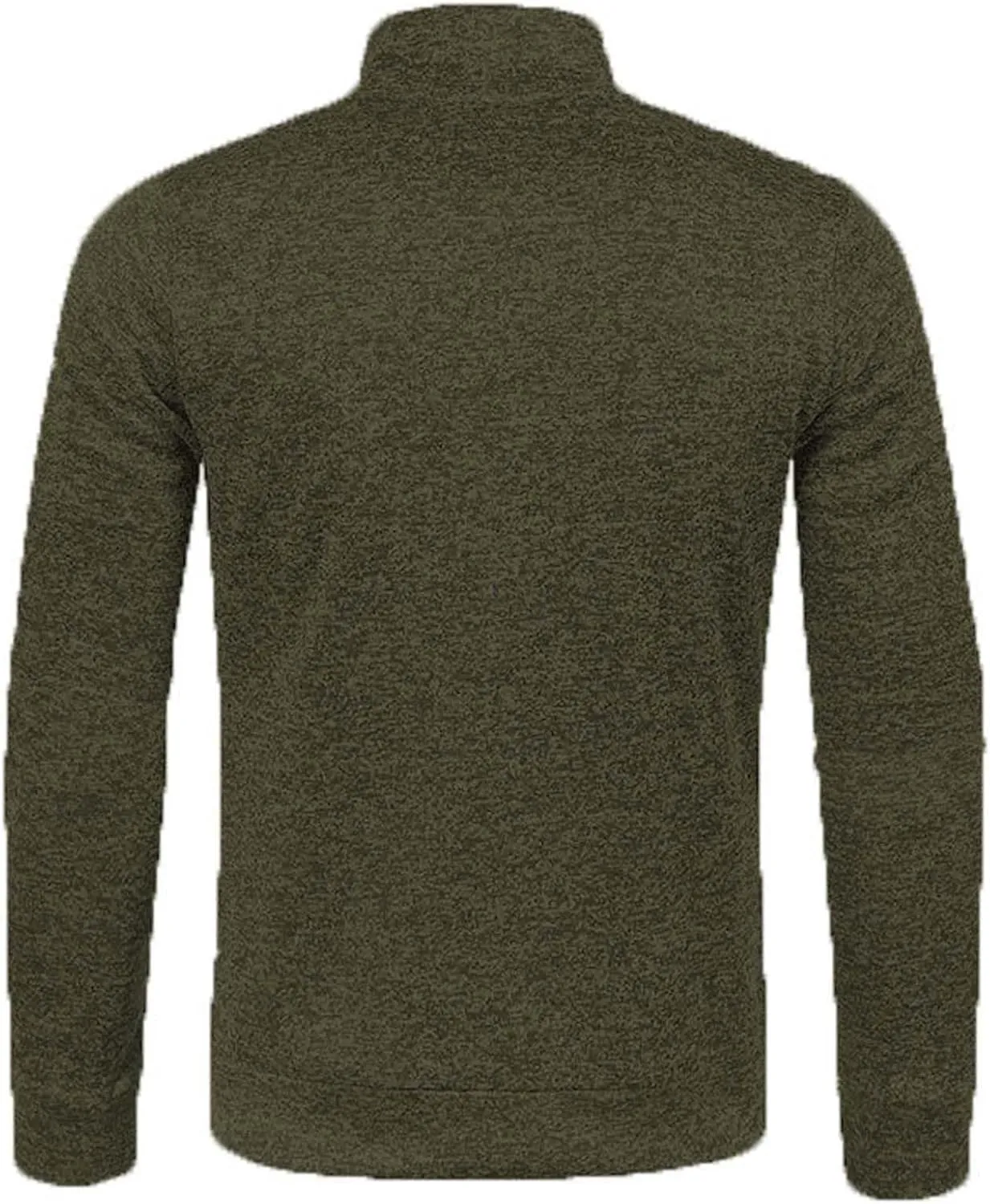 Mens Quarter Zip Pullover Sweater Thermal Mock Neck Sweatshirt Lightweight Slim Fit Performance Fleece Pullover Shirt
