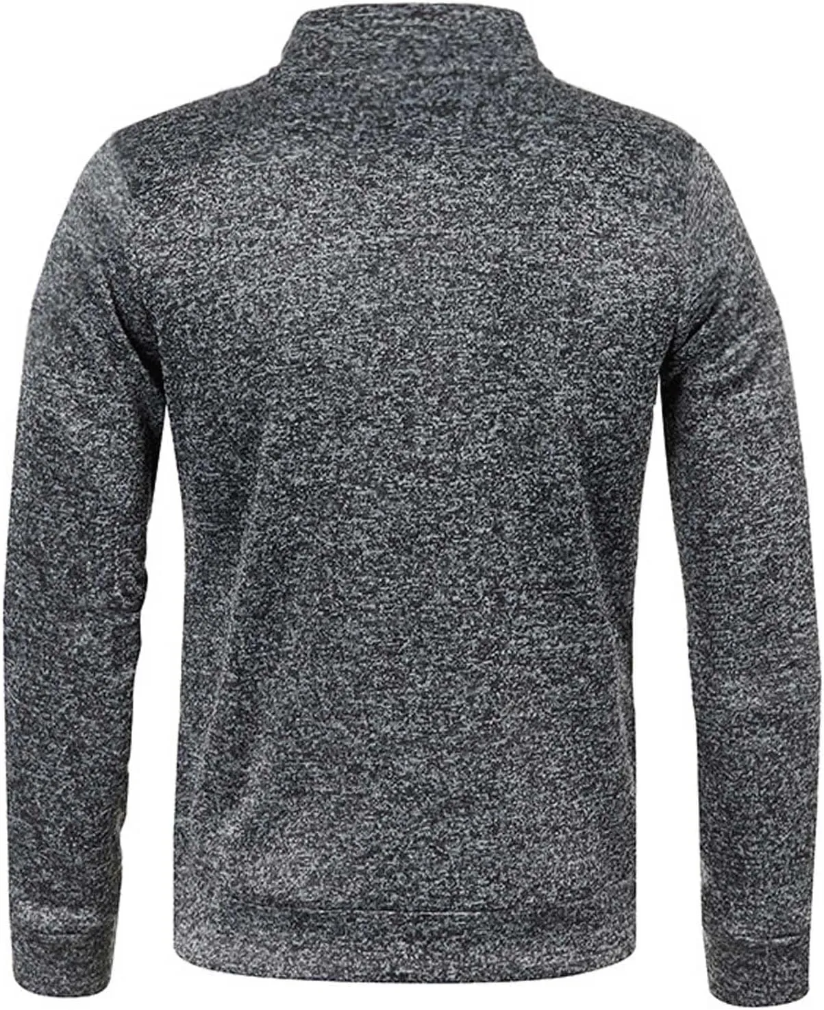 Mens Quarter Zip Pullover Sweater Thermal Mock Neck Sweatshirt Lightweight Slim Fit Performance Fleece Pullover Shirt