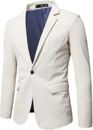Men's Sport Coats Suit Jacket Slim Fit Wrinke Free Solid Fashion Business Suit Blazer Lightweight Casual Suit Coats