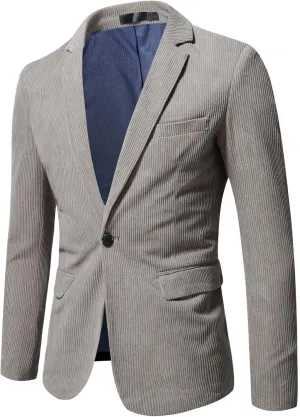 Men's Sport Coats Suit Jacket Slim Fit Wrinke Free Solid Fashion Business Suit Blazer Lightweight Casual Suit Coats