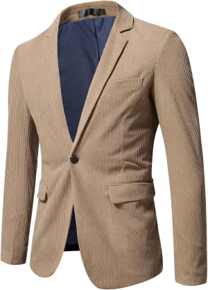 Men's Sport Coats Suit Jacket Slim Fit Wrinke Free Solid Fashion Business Suit Blazer Lightweight Casual Suit Coats