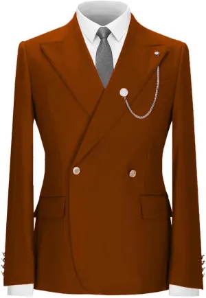 Mens Suit Blazer Slim Fit Two Button Sport Coat Casual Suit Jacket Peak Lapel Wedding Business Suit Blazer(1 Jacket)