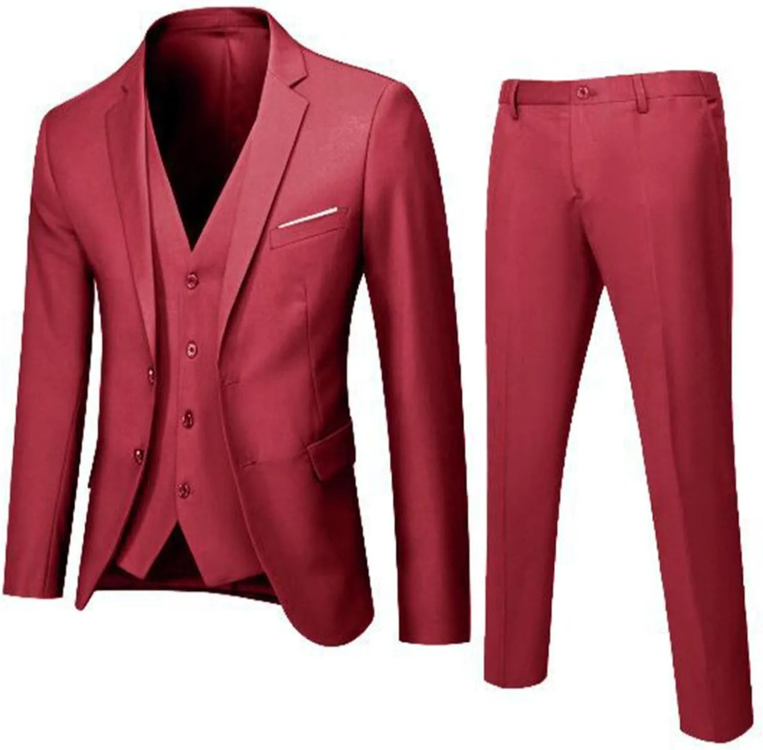 Men's Suit Day Printing Leisure Party Dress Up Suit Coat Pants Two Suit Mens Suits Suit Jacket for Men Big and Tall