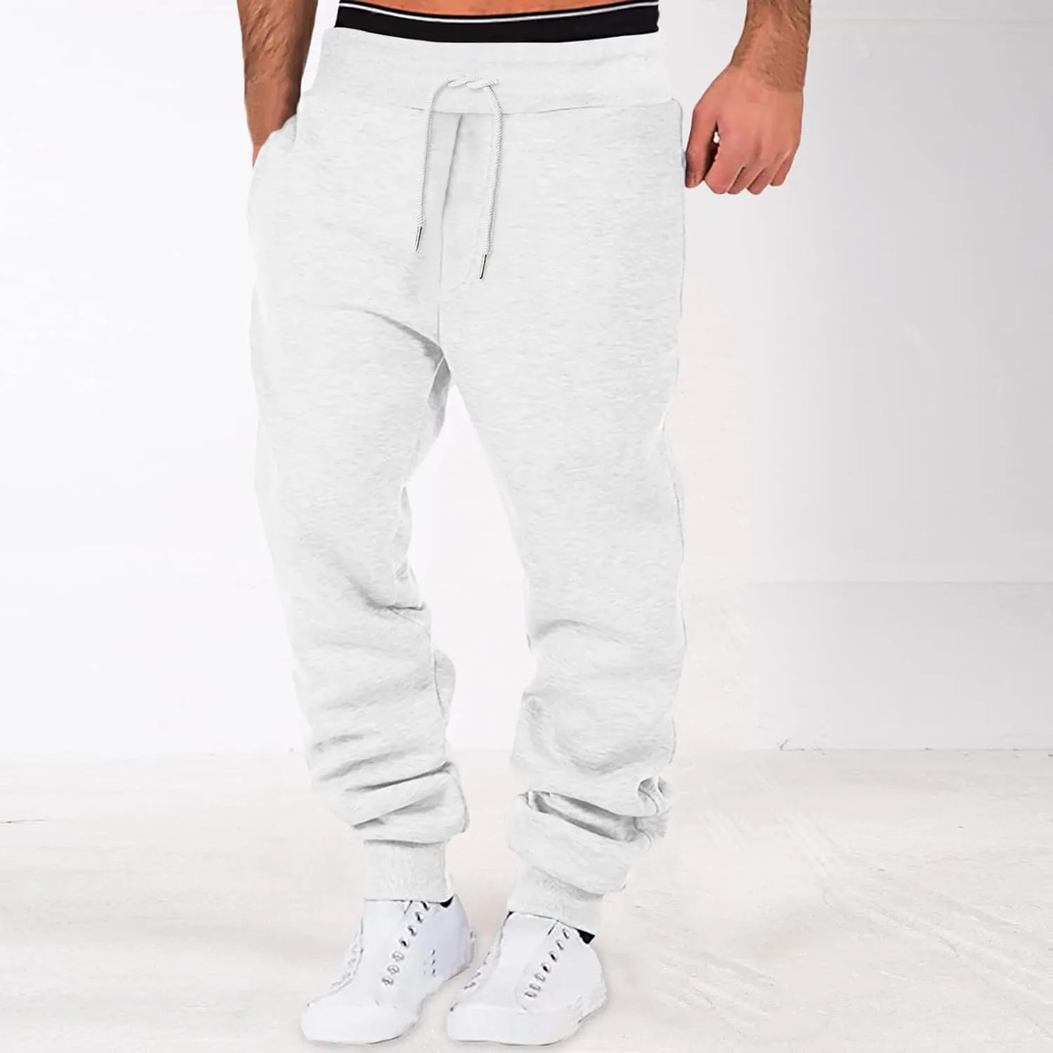 Mens Sweatpants Cargo Pants Cargo Pants for Men Cargo Wear Cargo Men's Full 6 Pocket Work Pants Trousers Combat Men's