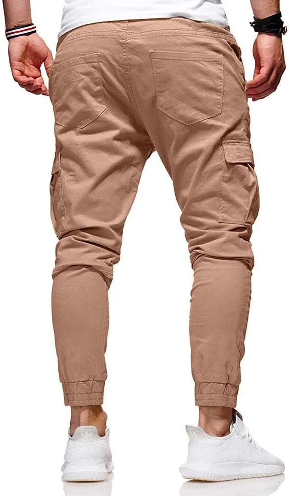 Mens Sweatpants Heavyweight Baggy Athletic Hiking Joggers Relaxed Fit Work Cargo Pants for Men Big and Tall Trousers