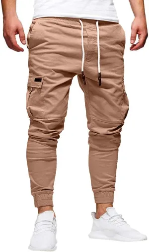 Mens Sweatpants Heavyweight Baggy Athletic Hiking Joggers Relaxed Fit Work Cargo Pants for Men Big and Tall Trousers