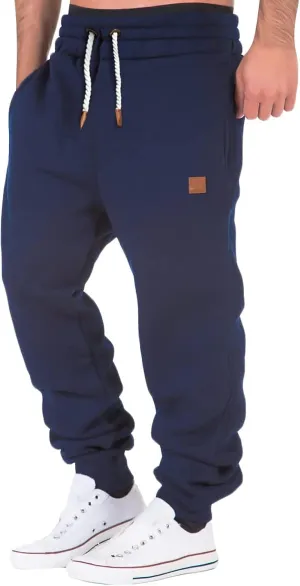 Mens Sweatpants with Pockets Athletic Cargo Pants for Men Relaxed Fit Multiple Pockets Outdoor Straight Type Trousers