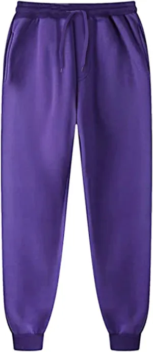 Mens Sweatpants with Pockets Colorful Drawstring Joggers Running Workout Athletic Active Sweat Pants Men's Trousers