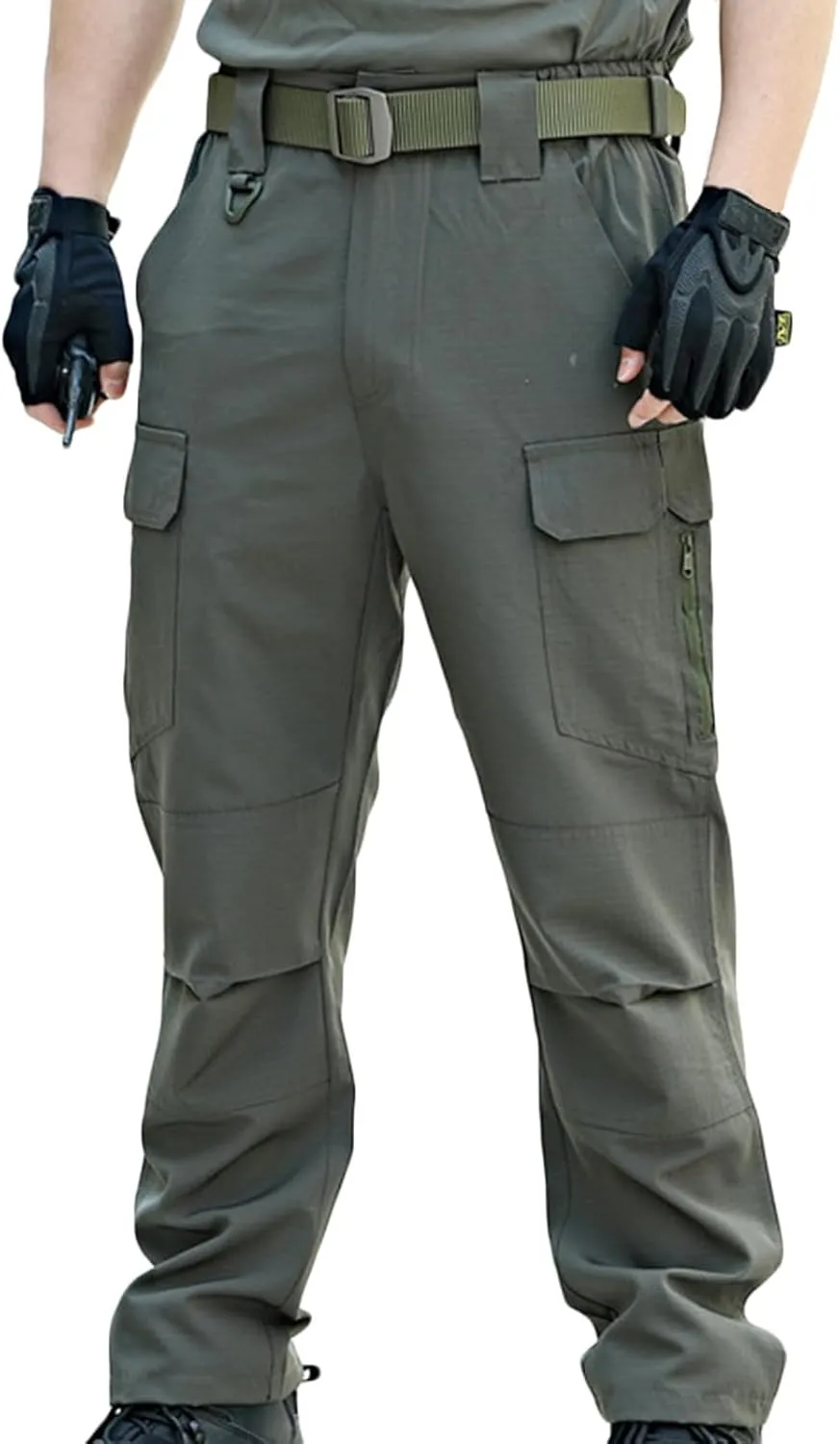Men's Tactical Waterproof Pants Outdoor Lounge Pants Durable Work Pants Trail Pants Lightweight Hiking Pants