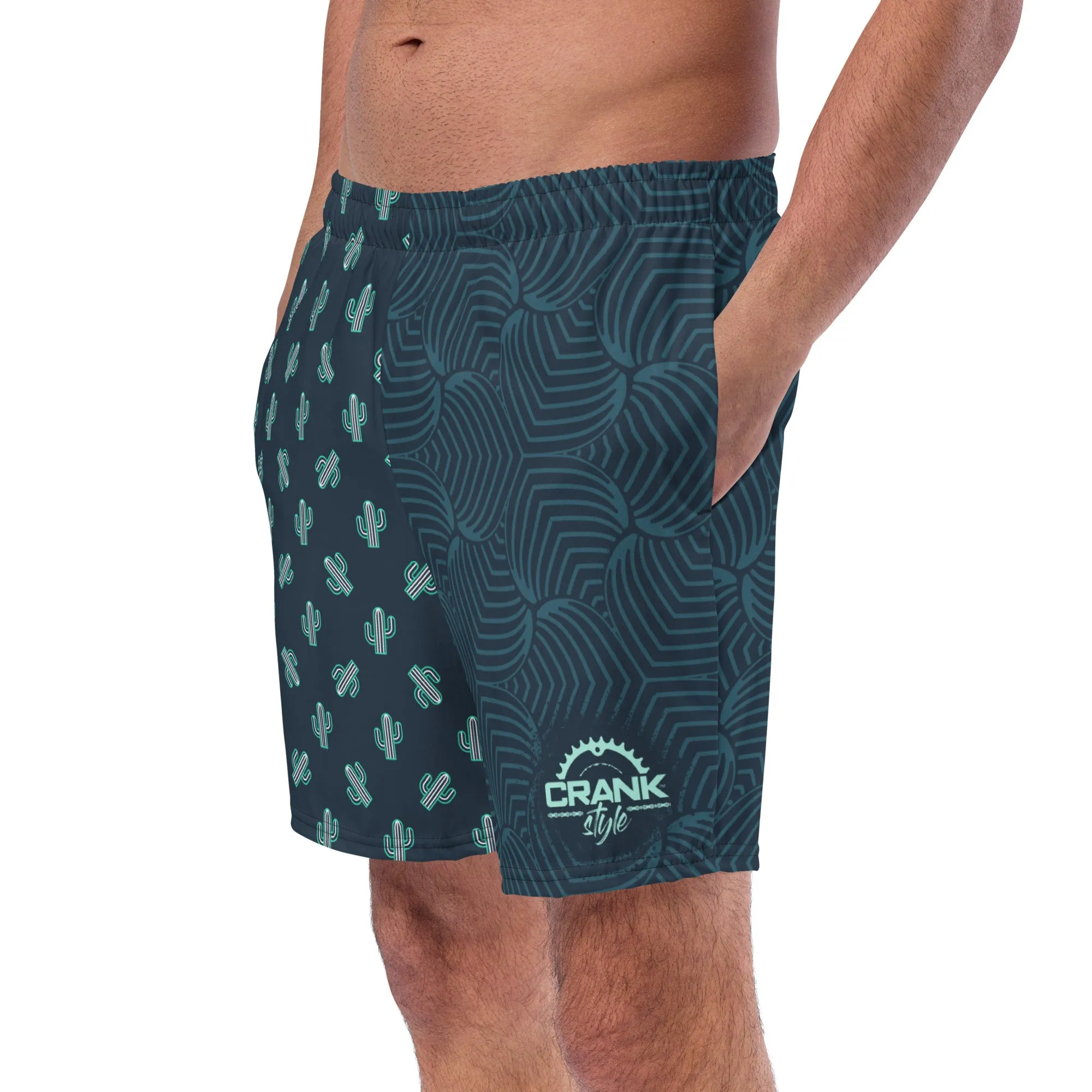 Men's Trendy Cactus Style Swim Suit