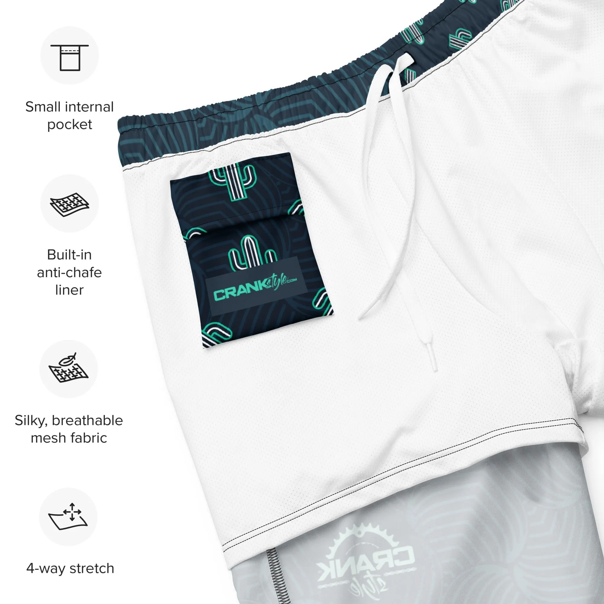 Men's Trendy Cactus Style Swim Suit