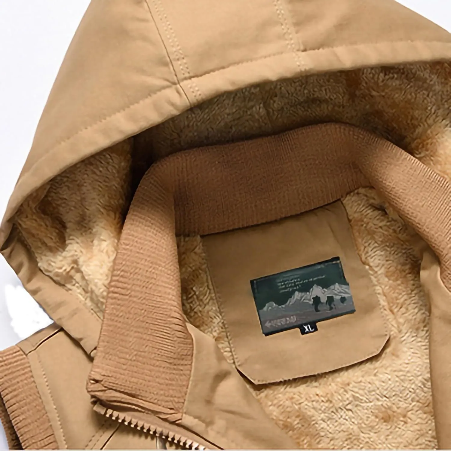 Mens Vests Outerwear Fashion Sleeveless Hooded Fleece Jackets Winter Sherpa Lined Thermal utility Vest with Pockets