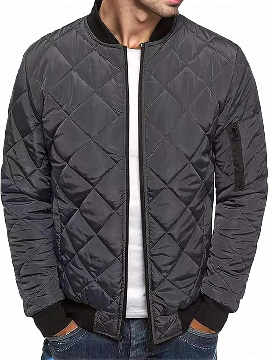 Men's Warm Winter Down Coats Mens Jackets Lightweight Loose Long Sleeve Casual Daily Activity Wear Outerwear
