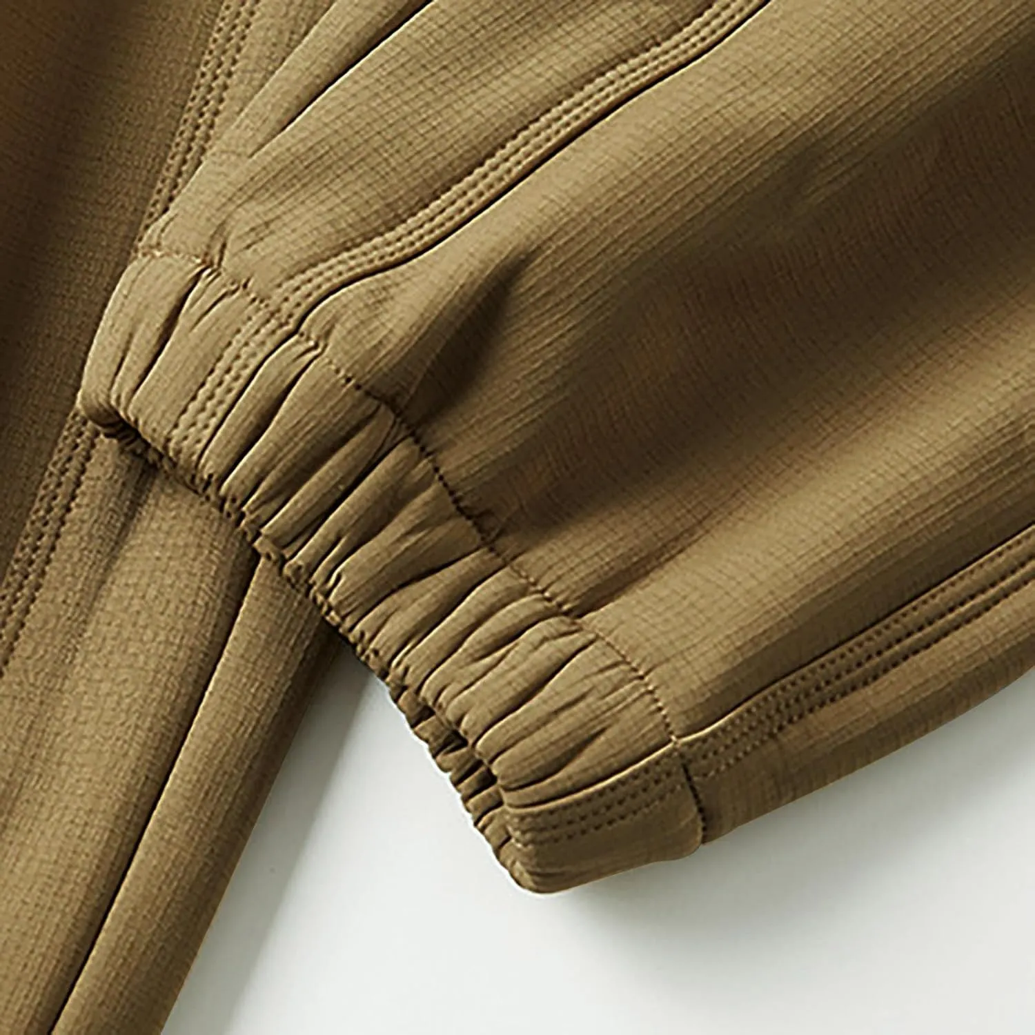 Men's Winter Fleece Lined Pants Elastic Waist Drawstring Relaxed Fit Cargo Pants Casual Classic Tapered Pants