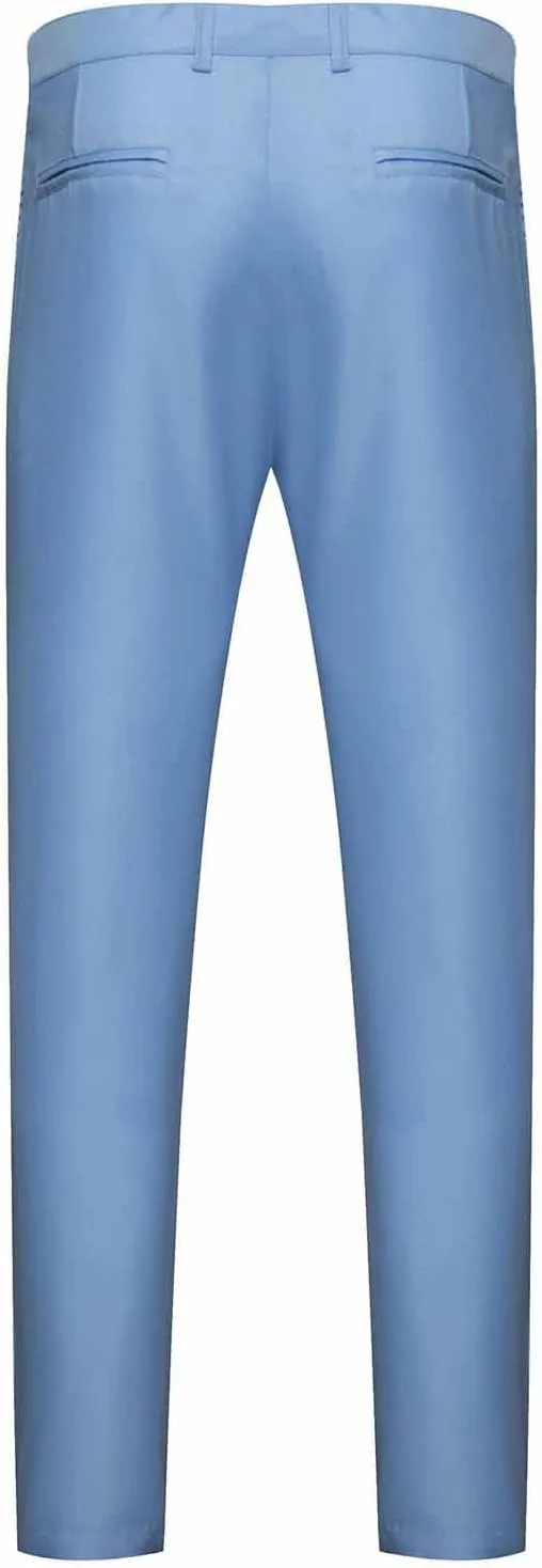 Mens Work Dress Pants Lightweight Comfort Business Casual Pants Waist Tapered Trousers Stretch Pants with Pockets