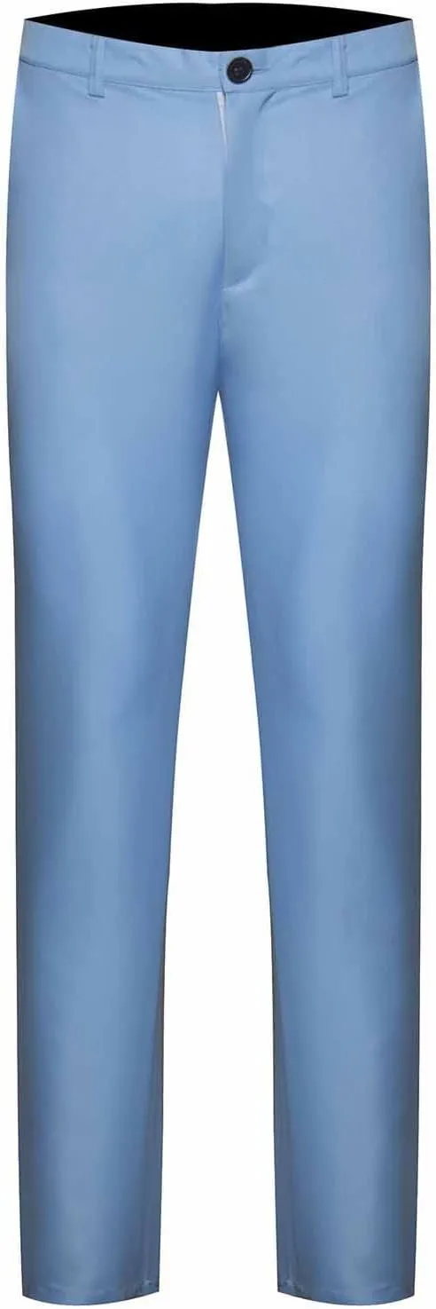 Mens Work Dress Pants Lightweight Comfort Business Casual Pants Waist Tapered Trousers Stretch Pants with Pockets