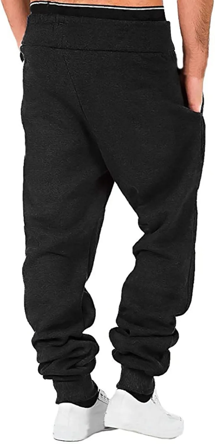 Mens Workout Cargo Sweatpants Jogger Sweatpants for Men Men's Fleece Lounge Pants Mens Fleece Active Athletic Workout