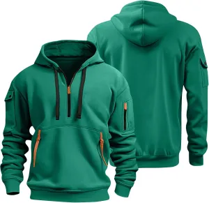 Mens Zip Up Hoodie Oversized Long Sleeve Tactical Hoodies: Vintage Sweater Graphic Aztec Ugly Sweater Sweatshirts