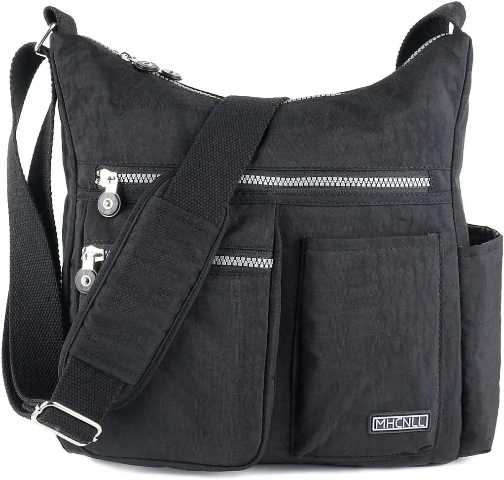 MHCNLL Crossbody Bag with Anti Theft RFID Pocket - Women Lightweight Water-Resistant Purse