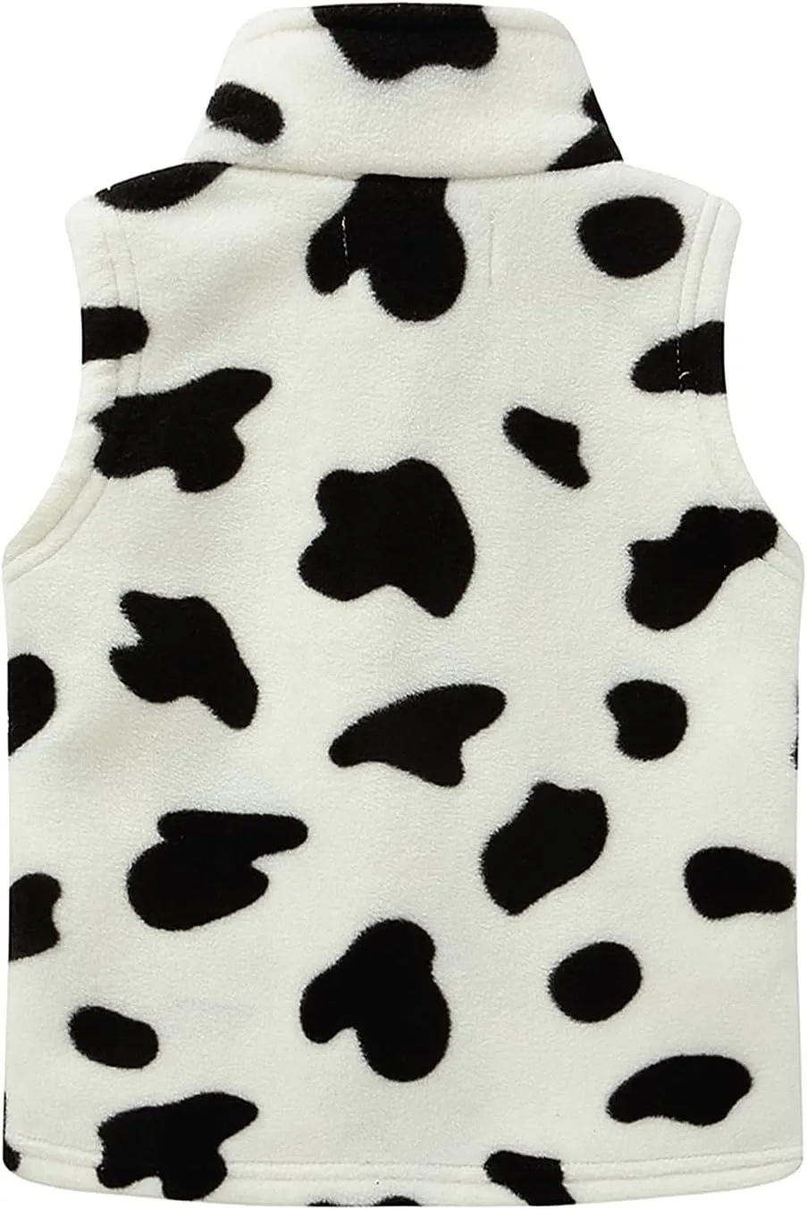 Mud Kingdom Boys Girls Polar Fleece Vest Winter Thick Warm Outerwear Funny Cartoon