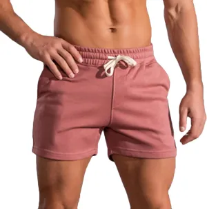 Muscularfit Mens Running Shorts 3 Inch Gym Workout Athletic Shorts Drawstring Elastic Waist Summer Beach Shorts Outdoor Sport