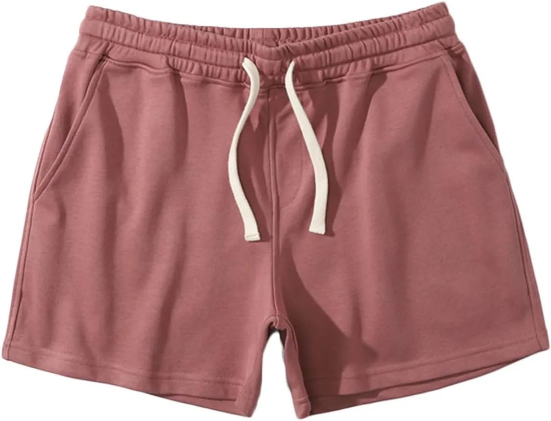Muscularfit Mens Running Shorts 3 Inch Gym Workout Athletic Shorts Drawstring Elastic Waist Summer Beach Shorts Outdoor Sport