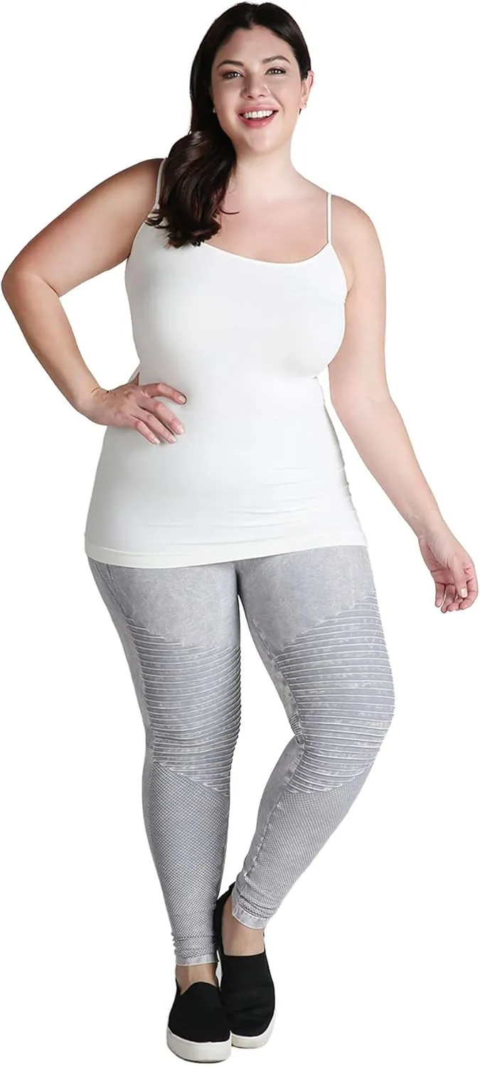 NIKIBIKI Women Seamless Premium Classic Camisole, Made in U.S.A, Plus Size