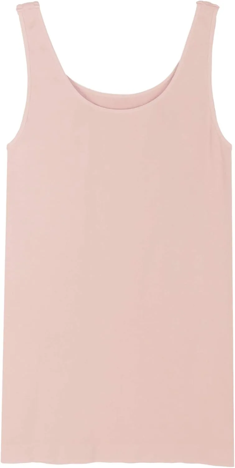 NIKIBIKI Women Seamless Premium Classic Tank Top, Made in U.S.A, Plus Size
