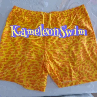 Paint Brush Color Changing Kids Trunks