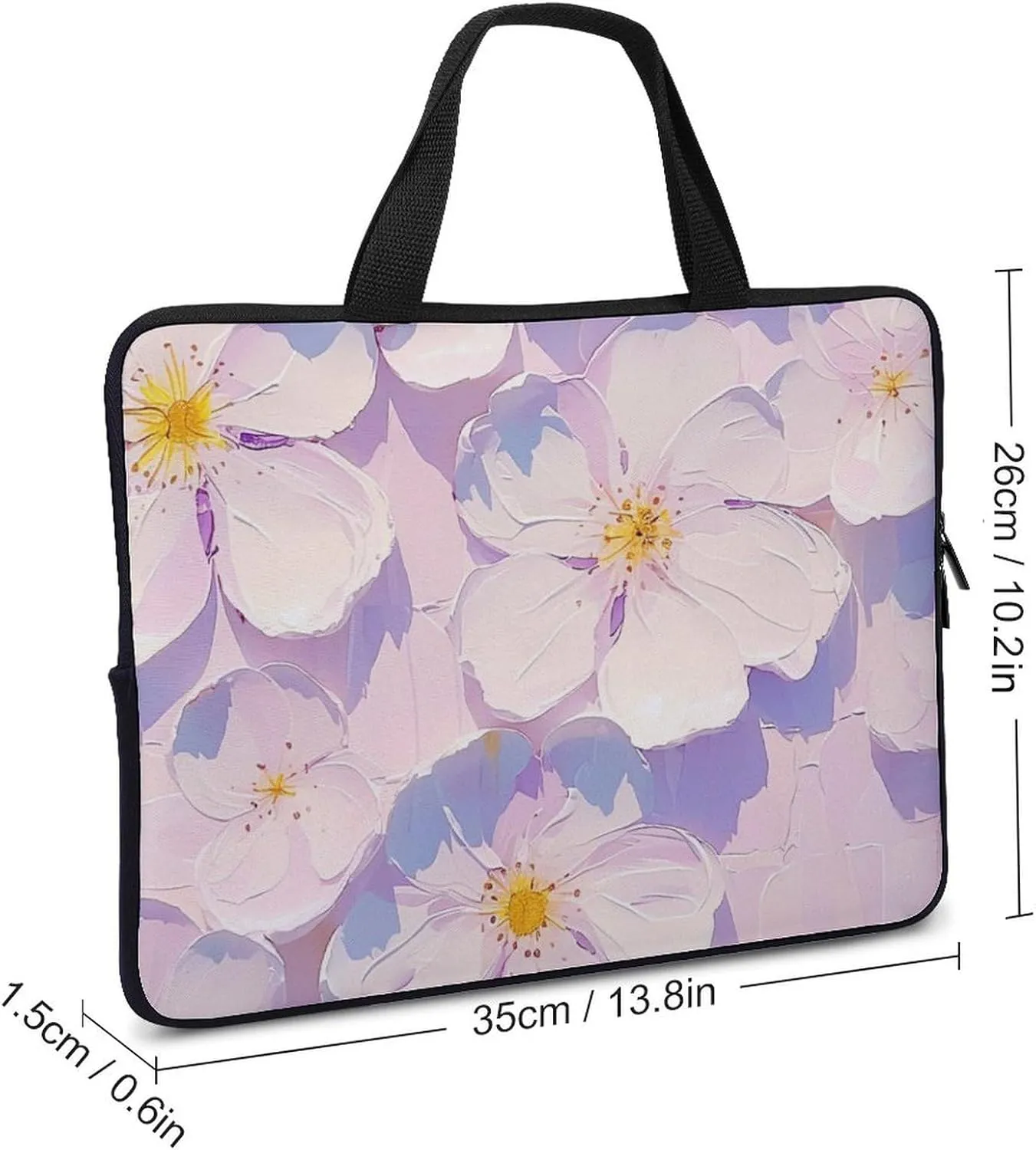 Pirate Pattern Laptop Bag Water-resistant Laptop Sleeve Handle Notebook Computer Case Briefcase