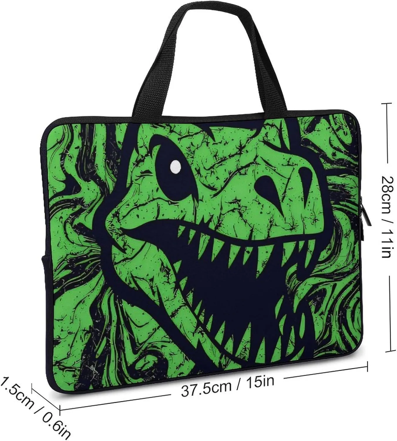 Pirate Pattern Laptop Bag Water-resistant Laptop Sleeve Handle Notebook Computer Case Briefcase