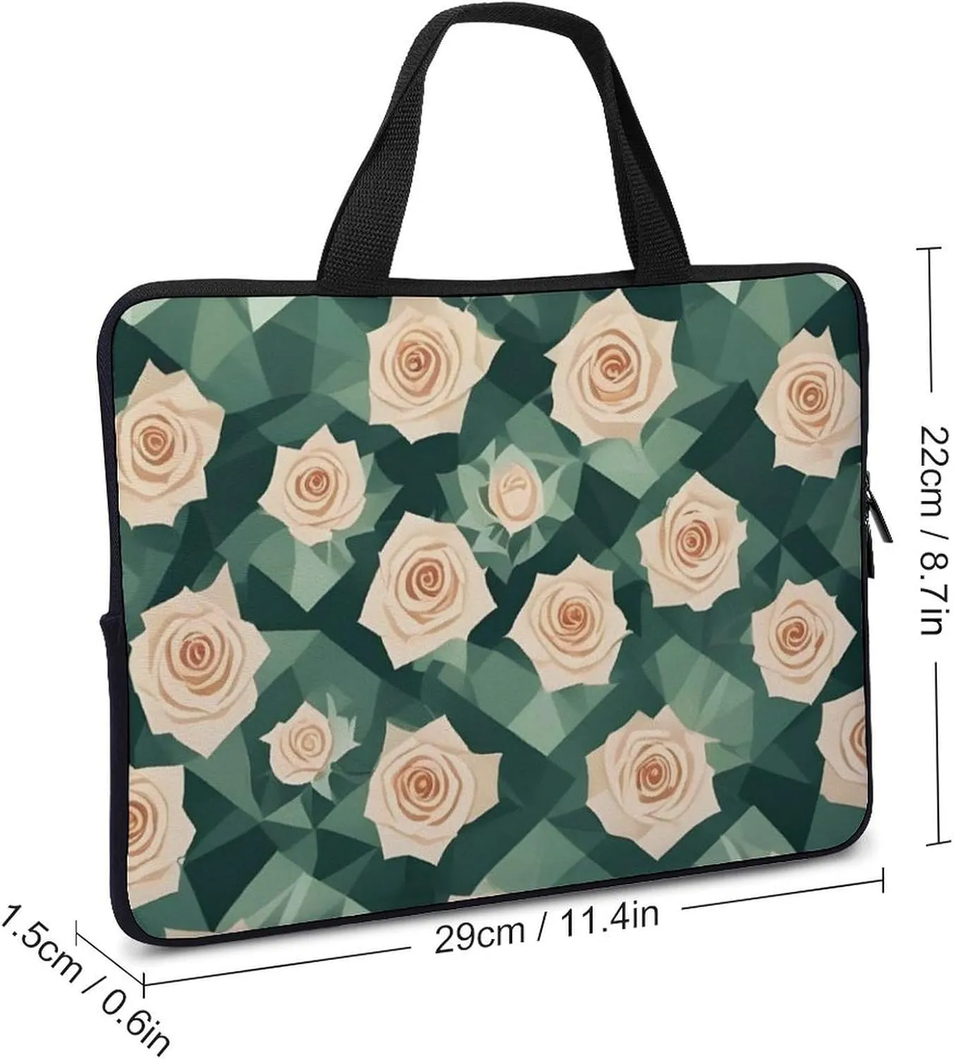 Pirate Pattern Laptop Bag Water-resistant Laptop Sleeve Handle Notebook Computer Case Briefcase