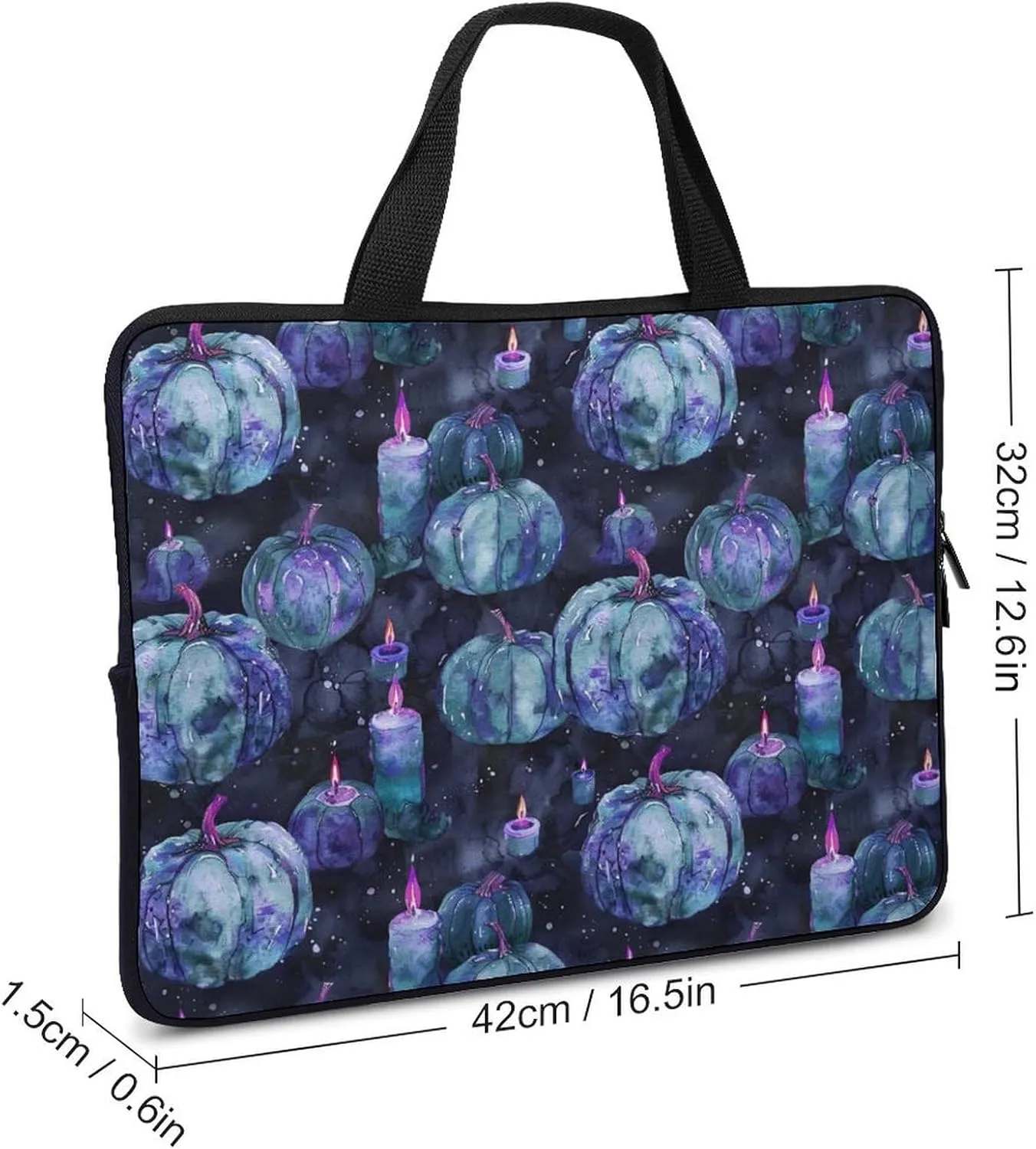 Pirate Pattern Laptop Bag Water-resistant Laptop Sleeve Handle Notebook Computer Case Briefcase