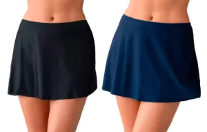 PL-BSK - Wholesale Women's Plus Swim Skirt