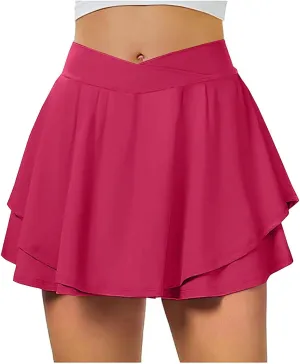 Pleated Tennis Skirts for Women High Waisted Golf Skirts Lightweight Athletic Skorts Teen Girls Summer Workout Yoga