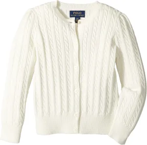 Polo Ralph Lauren Kids Girl's Cable Knit Cotton Cardigan (Little Kids/Big Kids)