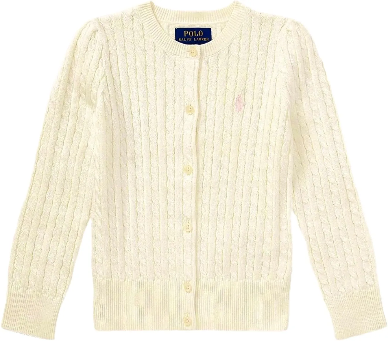 Polo Ralph Lauren Kids Girl's Cable Knit Cotton Cardigan (Little Kids/Big Kids)